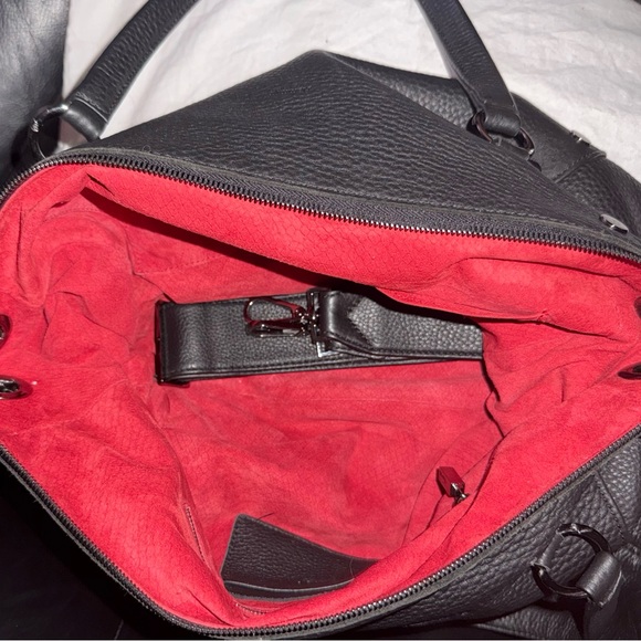 Hammitt Black Leather Large Tote Bag with Matching Wallet - Picture 8 of 15